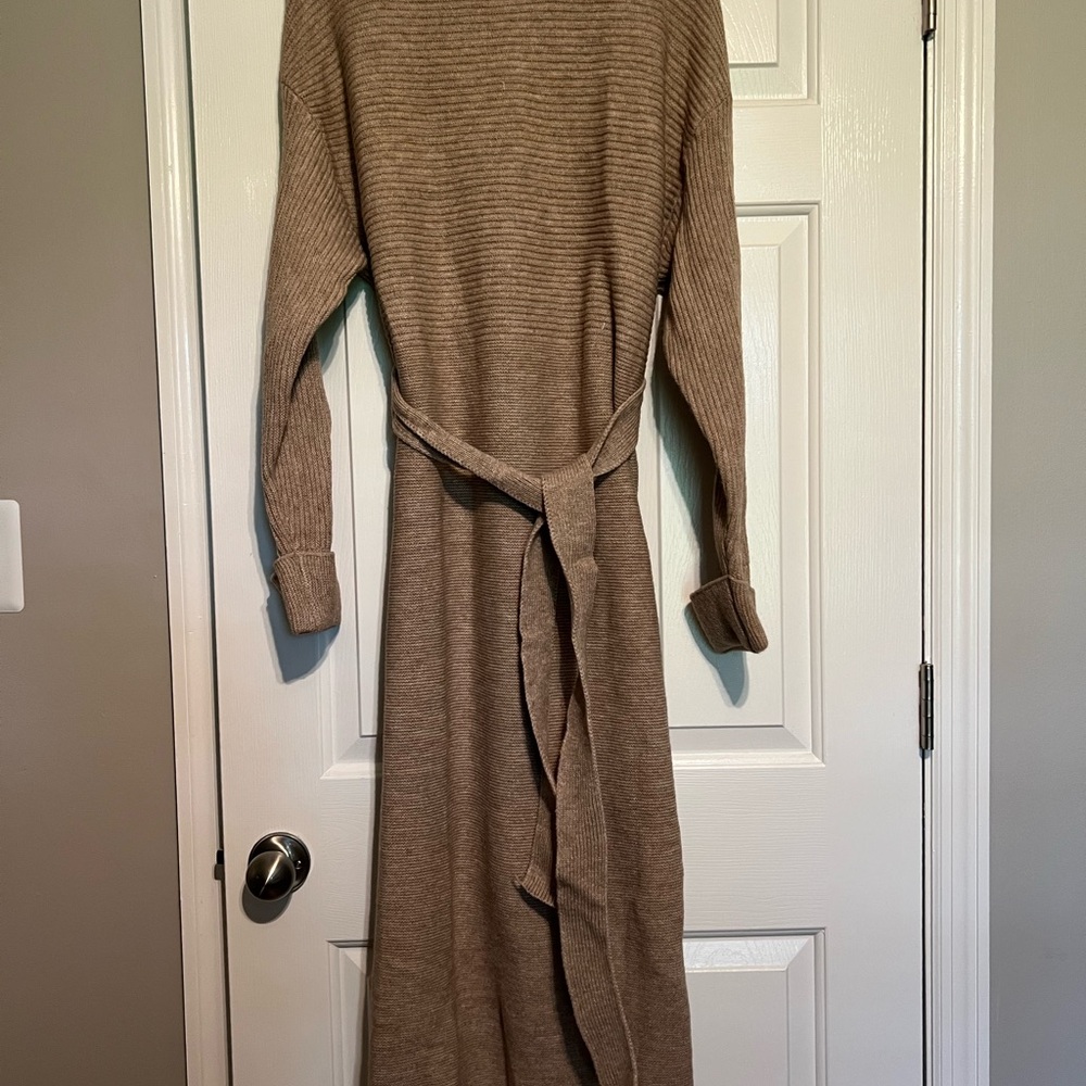 SHEIN Tan Knit Sweater